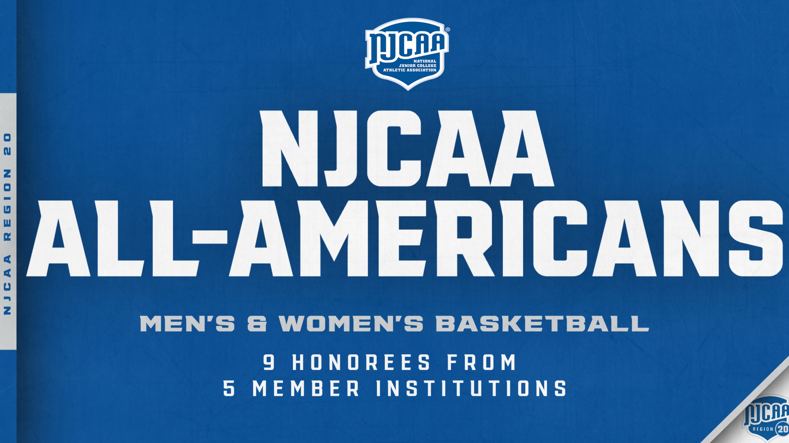 Nine From Region 20 Named NJCAA Basketball All-Americans