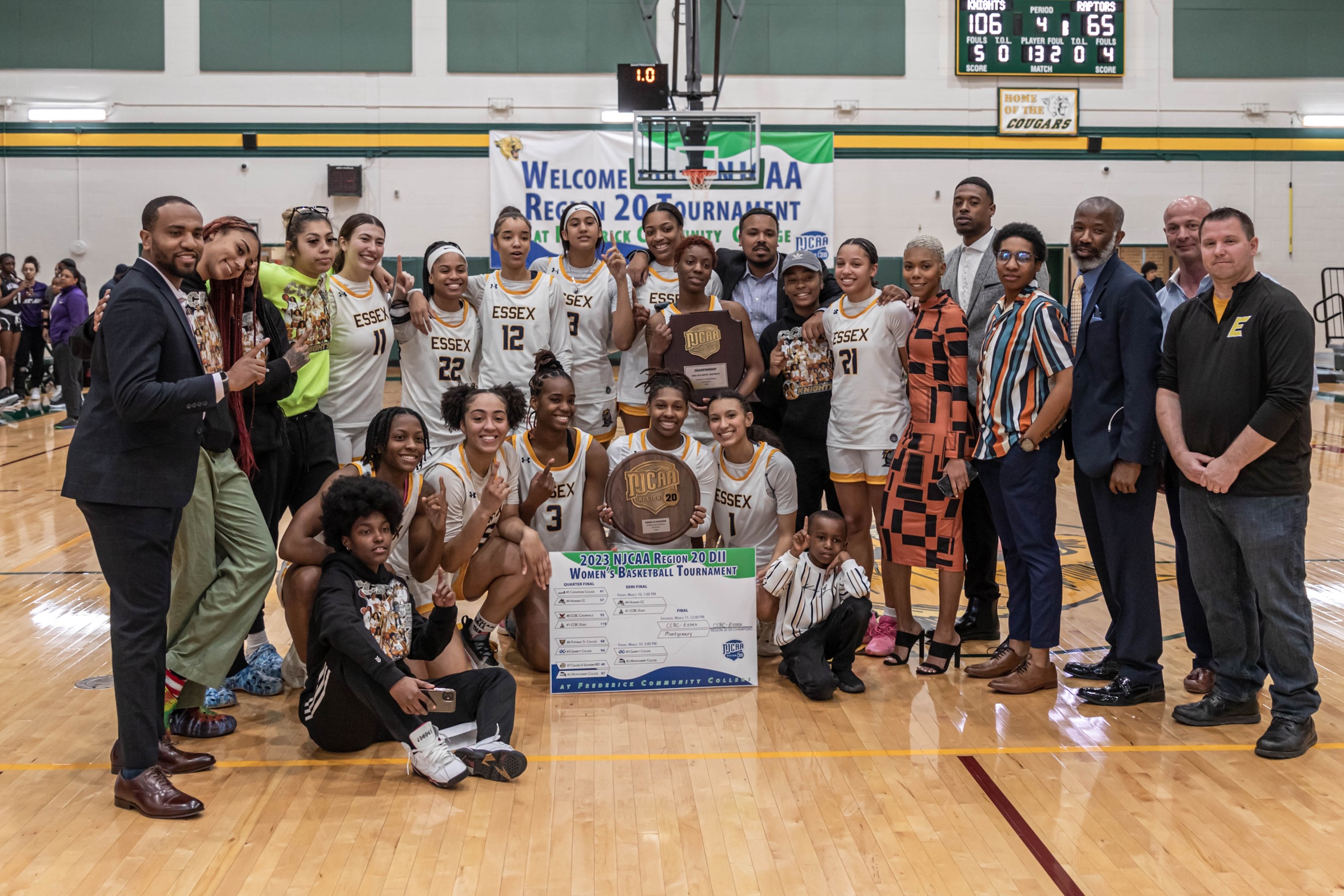 CCBC Essex Women Division II Region 20 and Mid-Atlantic District Hoops Champs